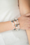 Paparazzi Crystal Charisma - White Bracelet