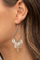 Paparazzi Pomp And Circumstance - White Earrings