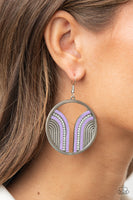 Paparazzi Delightfully Deco - Purple Earrings