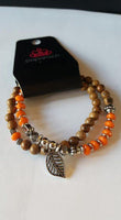 Wonderfully Woodland - Orange Paparazzi Bracelet