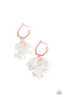Paparazzi Jaw-Droppingly Jelly - Copper Earrings