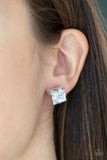 Paparazzi Times Square Timeless - White Post Earring