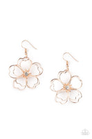 Paparazzi Petal Power - Rose Gold Earrings