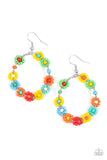 Paparazzi Festively Flower Child - Multi Flower Earring