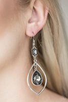 Paparazzi Priceless Silver Earring - The Jewelry Box Collection 