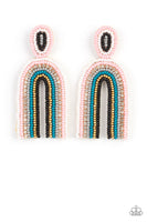 Paparazzi Rainbow Remedy - Multi SeedBead Earrings