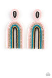 Paparazzi Rainbow Remedy - Multi SeedBead Earrings