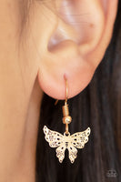 Paparazzi Bountiful Butterflies - Gold Necklace