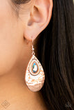 Paparazzi Tranquil Trove - Rose Gold Earrings