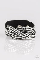 Paparazzi Bring On The Bling - Black Wrap Bracelet