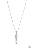 Paparazzi Mysterious Marksman - Silver Necklace