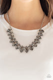 Paparazzi FEARLESS is More - Silver Necklace - The Jewelry Box Collection 