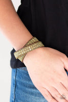 Paparazzi Rock Band Refinement - Brass Bracelet - The Jewelry Box Collection 