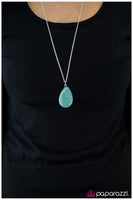 Paparazzi Stone River - Blue Necklace - The Jewelry Box Collection 