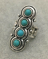 Paparazzi terra trinker Blue Ring - The Jewelry Box Collection 