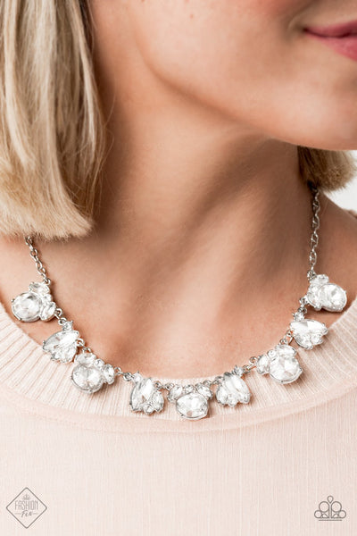 Paparazzi Bling to Attention White Necklace