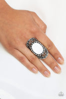 Paparazzi Drama Dream White Ring