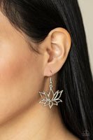 Paparazzi Lotus Ponds - Silver Earrings