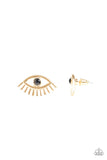 Paparazzi Dont Blink - Gold Post Earrings