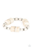 Paparazzi Sagebrush Serenade - White Bracelet