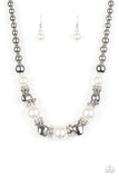 Paparazzi Hollywood HAUTE Spot White Necklaces - The Jewelry Box Collection 