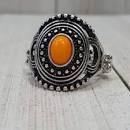 Paparazzi Accessories Oasis Moon - Orange Ring - The Jewelry Box Collection 