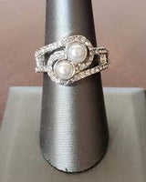 Paparazzi Collect Up-front Silver Pearl Ring