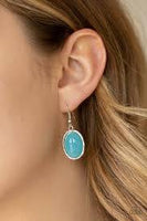 Paparazzi Harbor Harmony Blue Necklace and Matching Earrings - The Jewelry Box Collection 