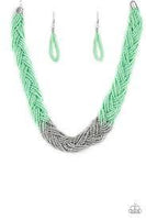 Paparazzi Brazilian Brilliance - Green Necklace - The Jewelry Box Collection 