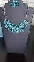 Paparazzi Powerful Prowl Blue Necklace - The Jewelry Box Collection 