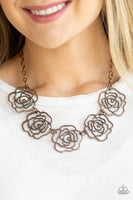 Paparazzi Budding Beauty - Copper Necklace