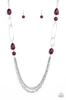 Paparazzi Pleasant Promenade - Purple Necklace