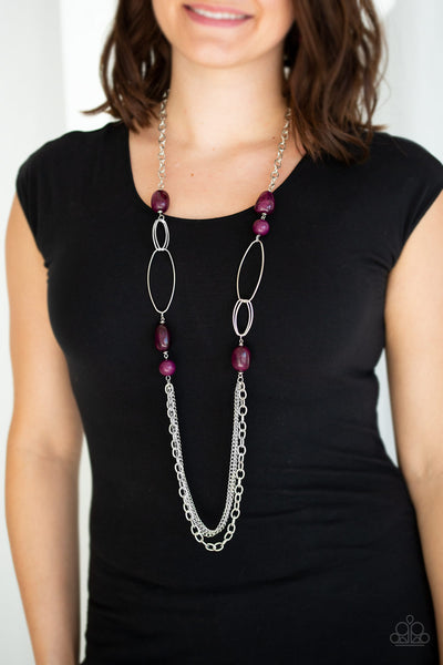 Paparazzi Pleasant Promenade - Purple Necklace