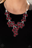 Paparazzi Necklace Eden Deity Red