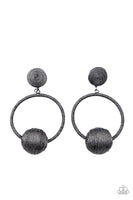 Paparazzi Social Sphere - Black Life of the Party Earring