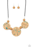 Paparazzi Pop The Cork - Blue Necklace - The Jewelry Box Collection 