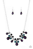 Paparazzi Debutante Drama Purple Necklace - The Jewelry Box Collection 