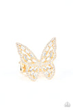 Paparazzi Flauntable Flutter - Gold Butterfly Ring