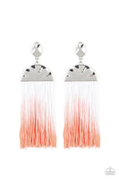 Paparazzi Rope Them In Orange Post Earring - The Jewelry Box Collection 