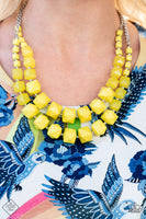 Paparazzi Summer Excursion Yellow Necklace Fashion Fix July 2020